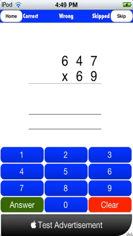 Game screenshot Long Multiplication Drills apk