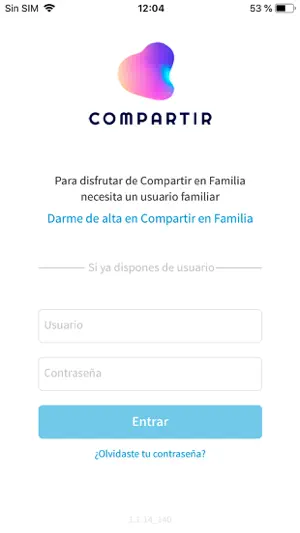 Compartir en familia screenshot 1