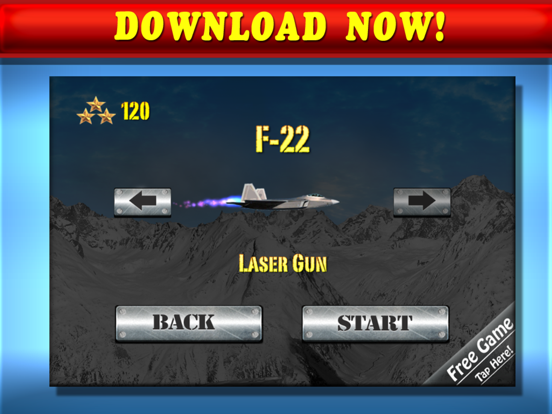 Action Jet Fighter - War Game iPad app afbeelding 4