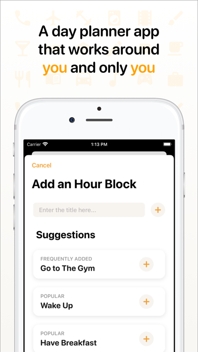 Screenshot #2 pour Hour Blocks: Day Planner