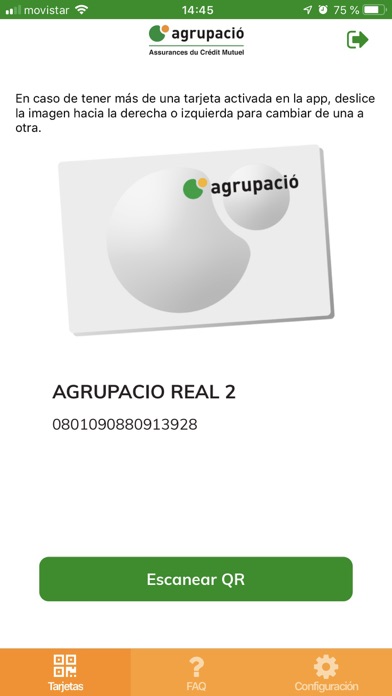 Tarjeta Virtual Agrupació Screenshot