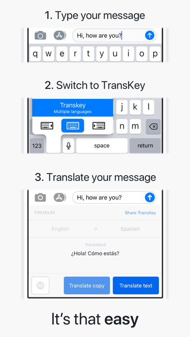 TransKey - Chat Translator App Screenshot
