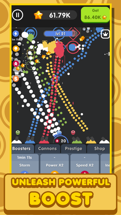 Idle Bubbles Cannon: Tap Balls screenshot 4