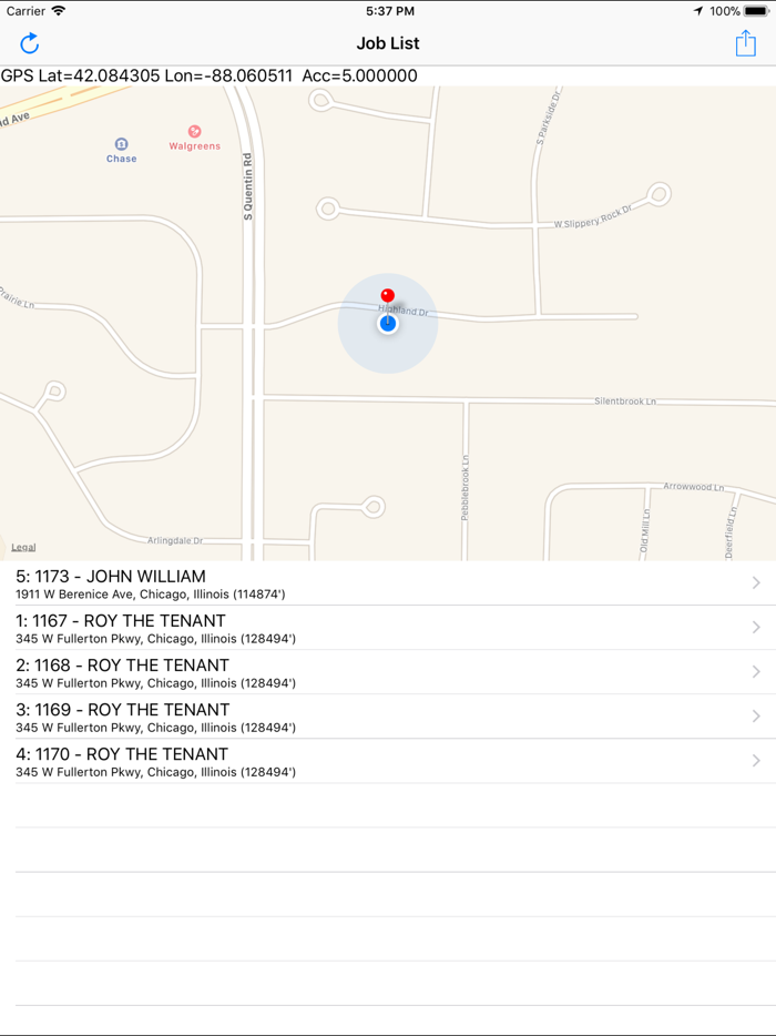 Process Server Mobile