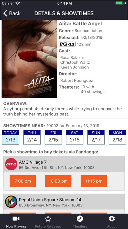 Movies & Showtimes screenshot-3