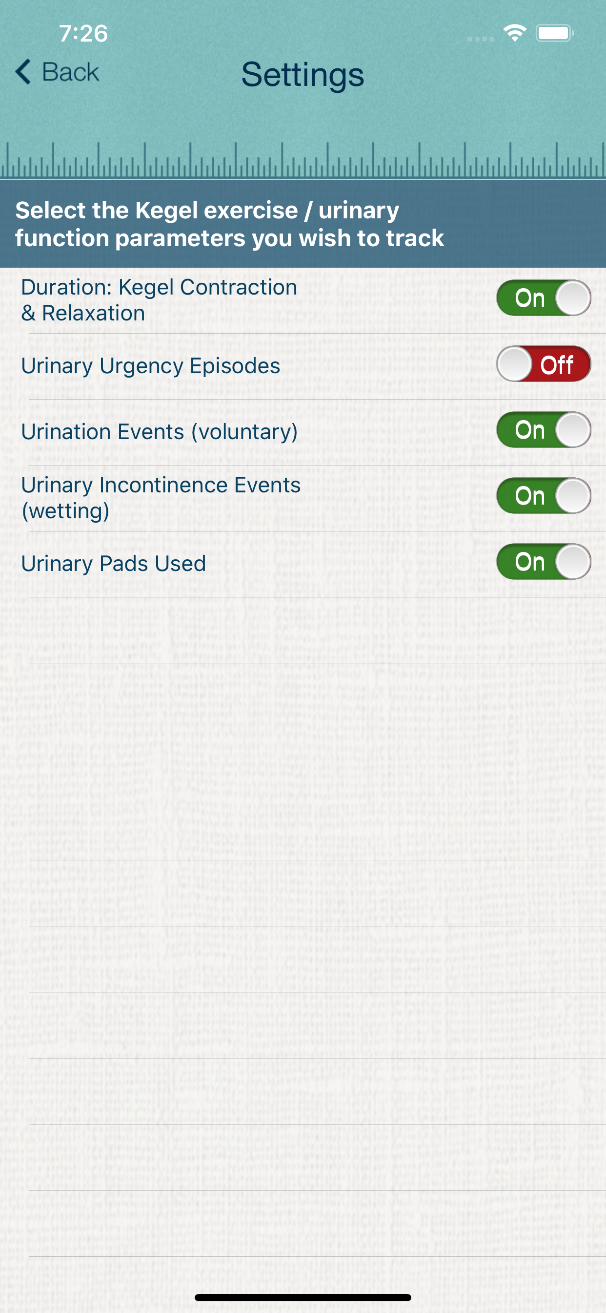 Kegel Study screenshot 5