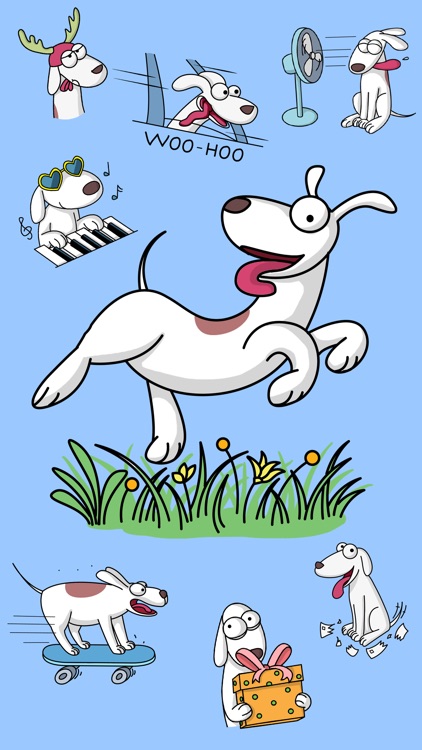 Sleepless Dog Stickers