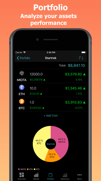 CoinPrice - Bitcoin, ETH Price Screenshot