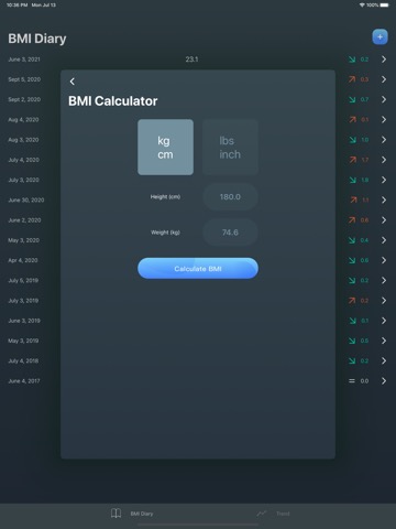 BMI 日記 :BMI値＆体重を管理するのおすすめ画像3