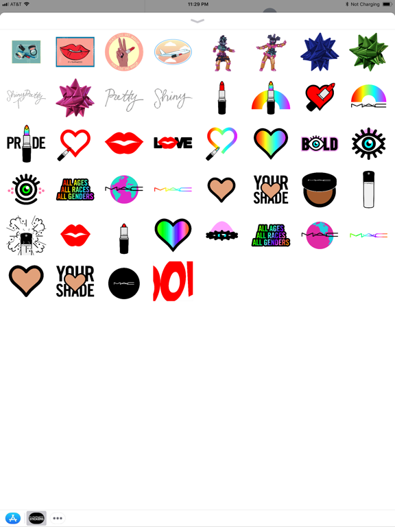 Screenshot #1 for M·A·C STICKERS
