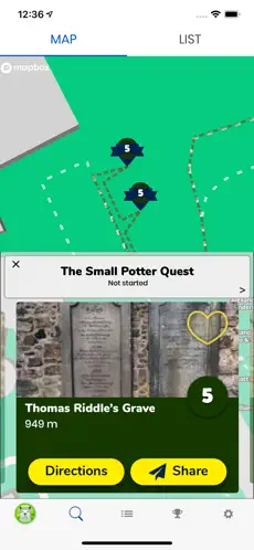 Captura de Pantalla 2 QuestNative Edimburgo Escocia iphone