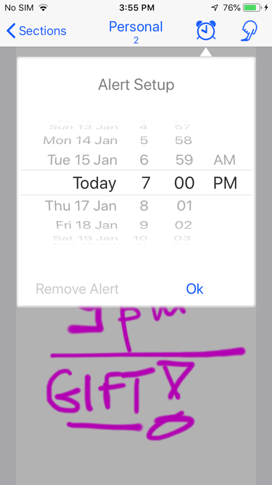 #5. PocketJot - Handwritten Notes (iOS) 由: iStArtApp