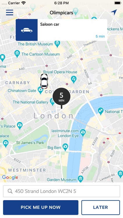 Olimpicars London minicabs