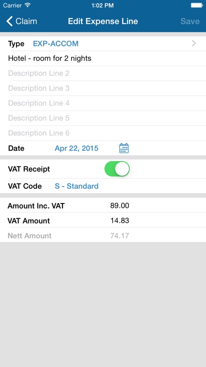 eXpense365 screenshot-3
