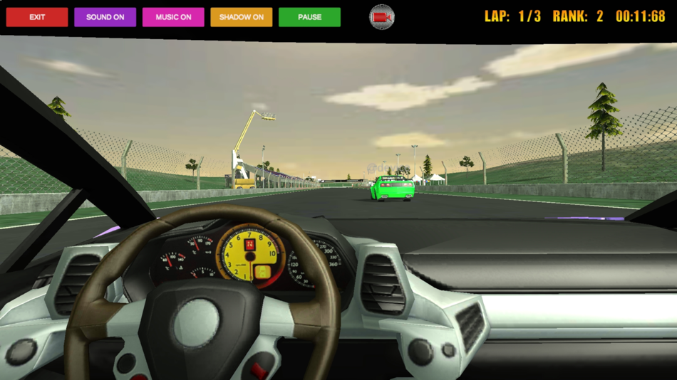 #3. Sport Car Racer 3D (iOS) โดย: Pix Arts
