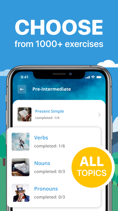 Grammar TOP: Learn English App Screenshot