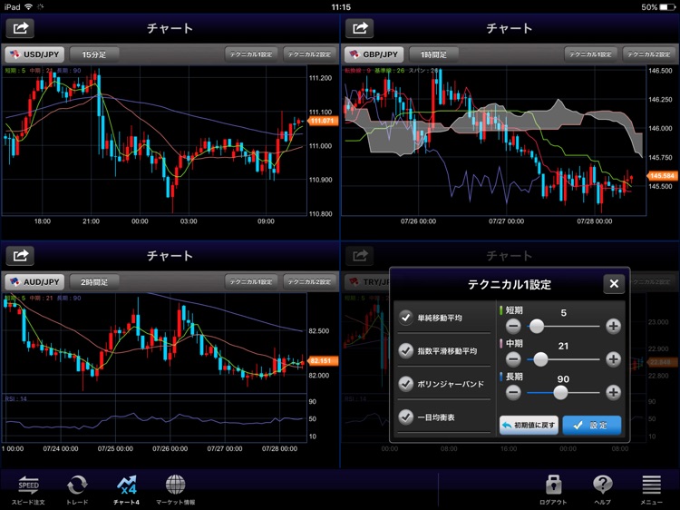 FXダイレクトプラス for iPad screenshot-4