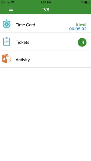 TCR Mobile Application screenshot 1
