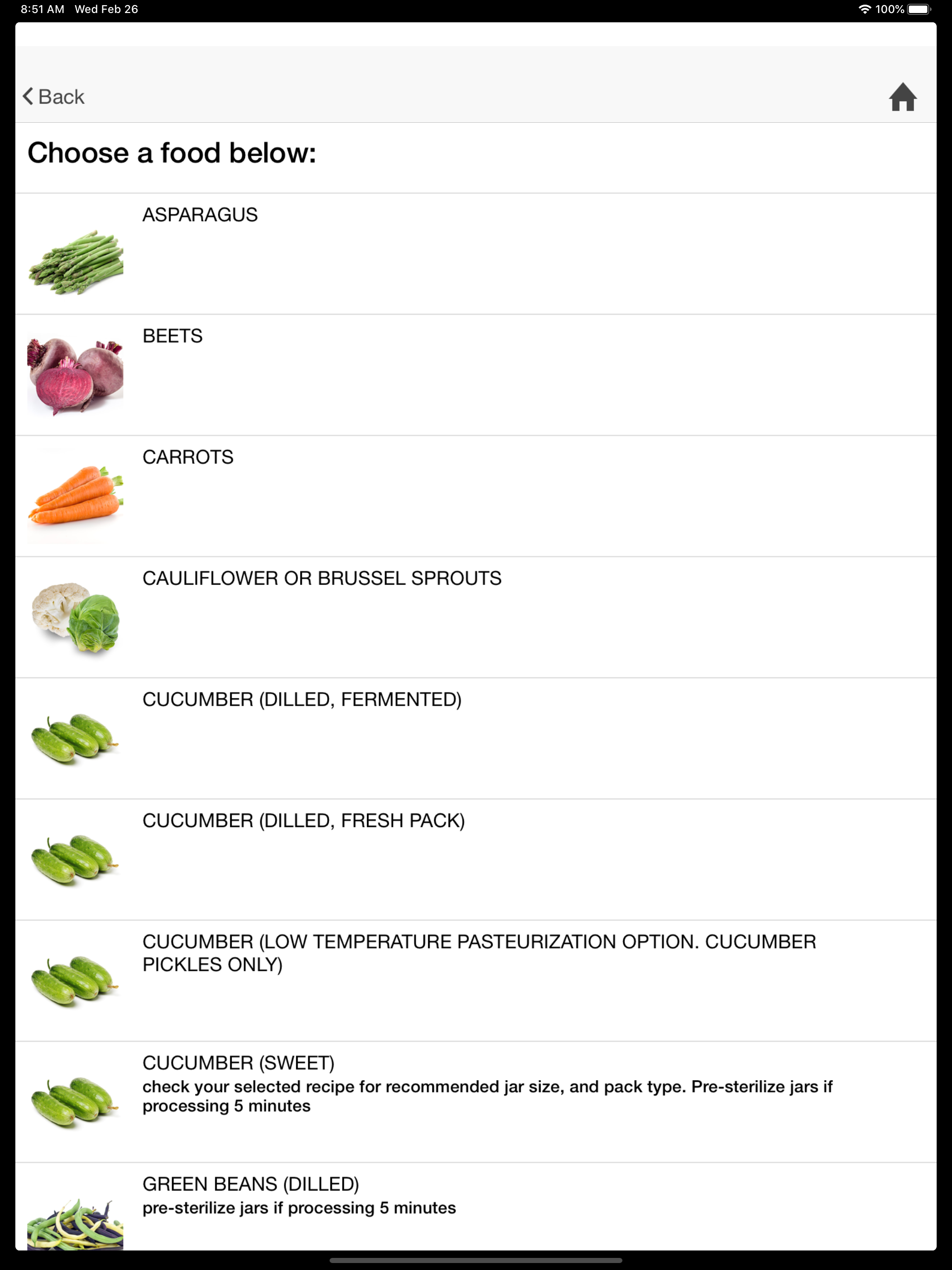 Canning timer & checklist