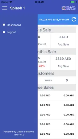CBAS Analytics screenshot 4