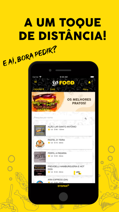 Sys Food - Delivery de Comida Screenshot