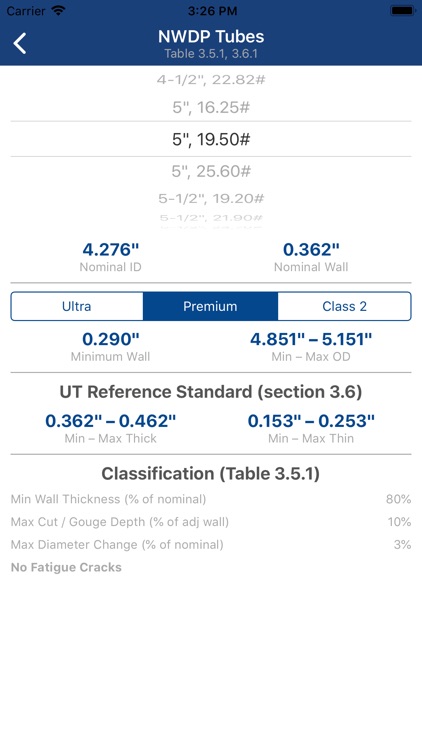 DS-1 Acceptance Criteria