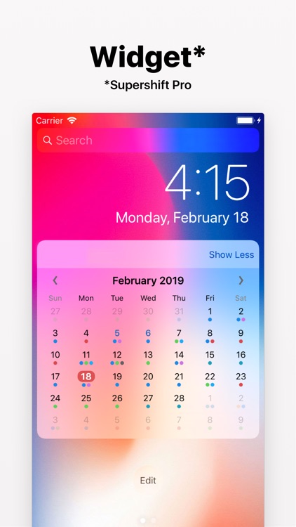 Supershift Work Shift Calendar screenshot-3