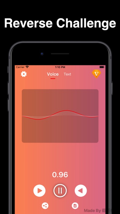 Reverse Voice-Challenge now Screenshot