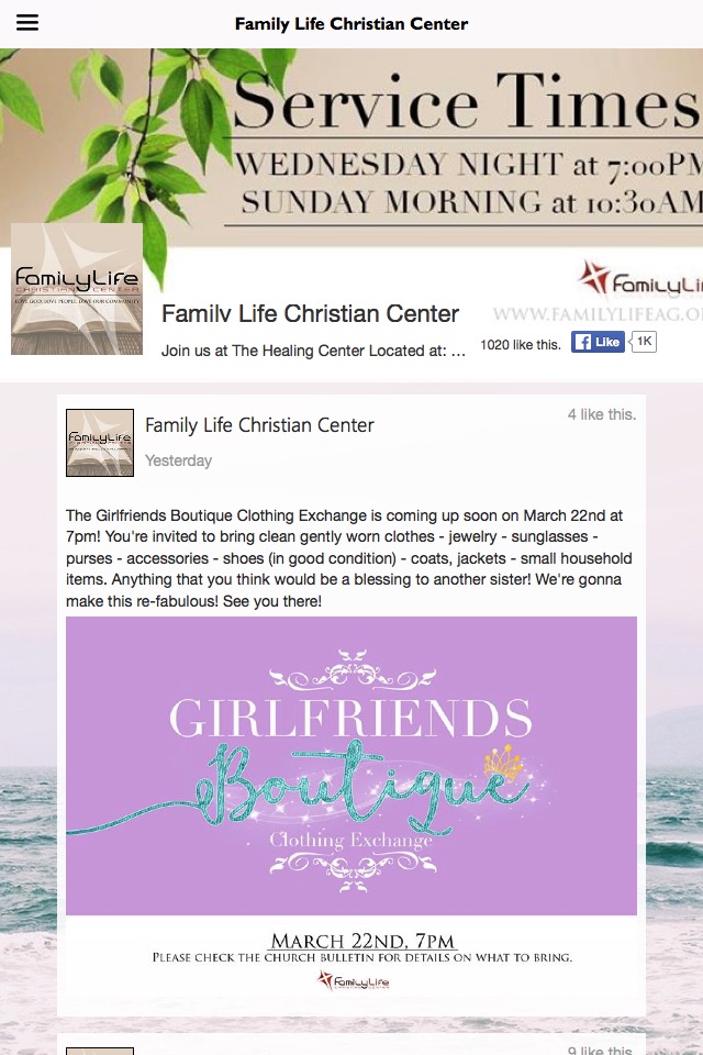 Family Life Church SJ screenshot 2