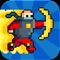 SUPER BIT BASH is retro dashing and jumping game with intuitive touch controls