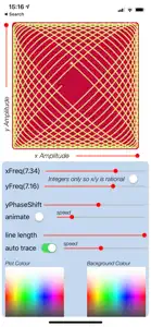 Lissajous Play - Maths Art! screenshot #5 for iPhone