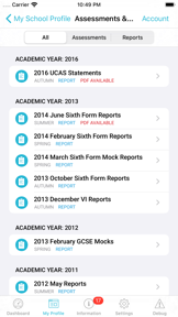 iStudent App screenshot