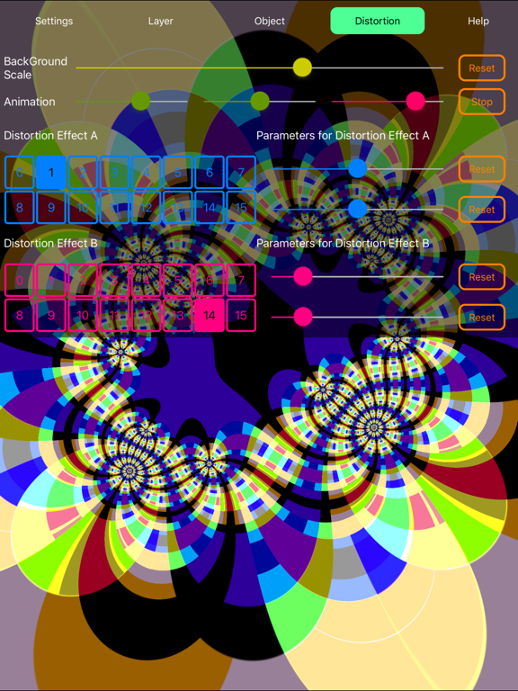 Screenshot #6 pour Distorted Kaleidoscope Art