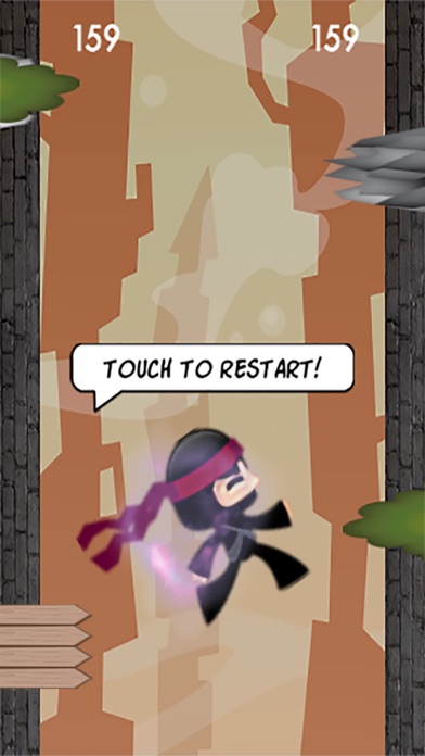 Vertical Wand Climbing Ninja Jump screenshot 2