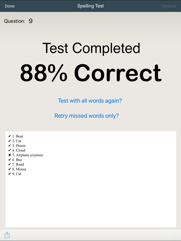 Screenshot #6 pour My Spelling List