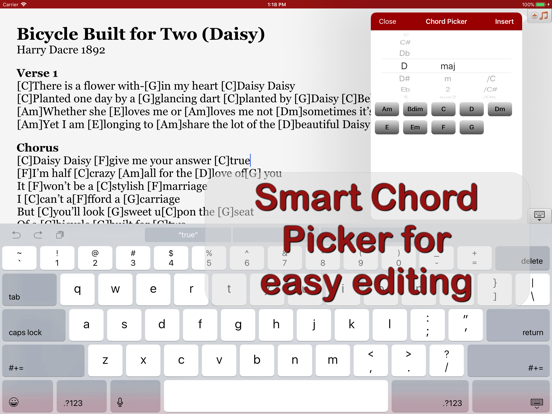 MySongbook - Lyrics and chords iPad app afbeelding 4