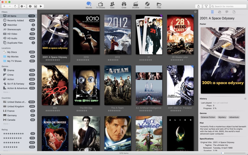 Screenshot #1 pour Movie Explorer Pro