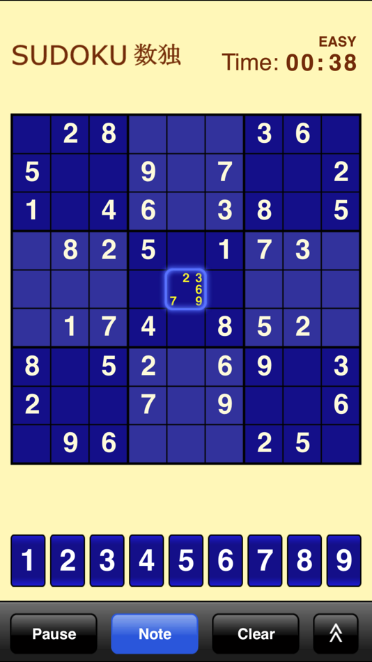 #1. Sudoku SE (iOS) Podle: Mighty Mighty Good Games