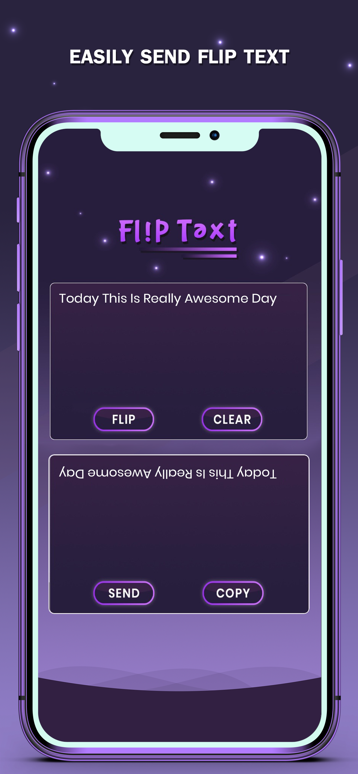Flip Text Style - Upside Down