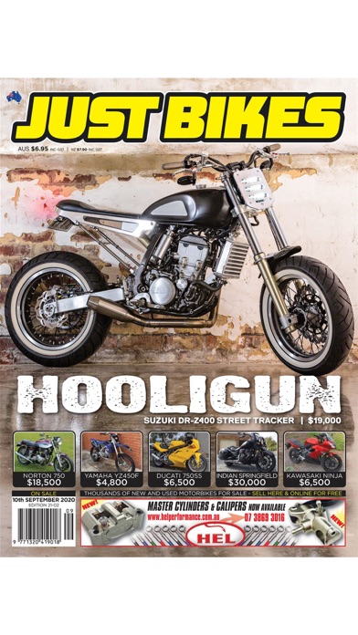 Just Bikes Magazine Screenshot