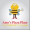 Amy’s Pizza Place restaurant app has many different functions