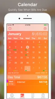 my bills++ iphone screenshot 2