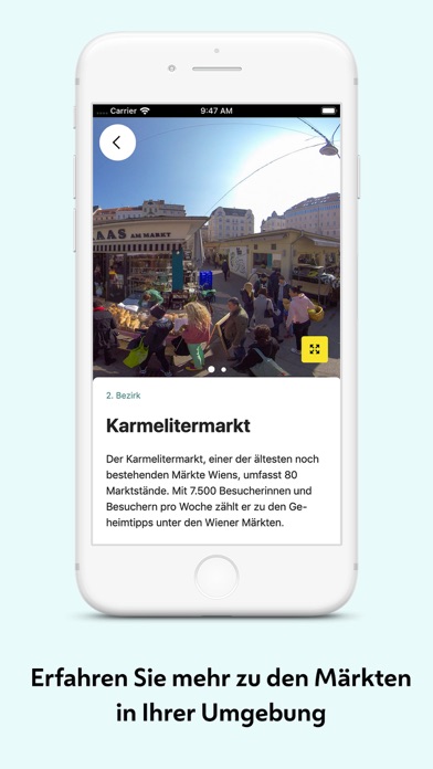 Wiener Märkte Screenshot