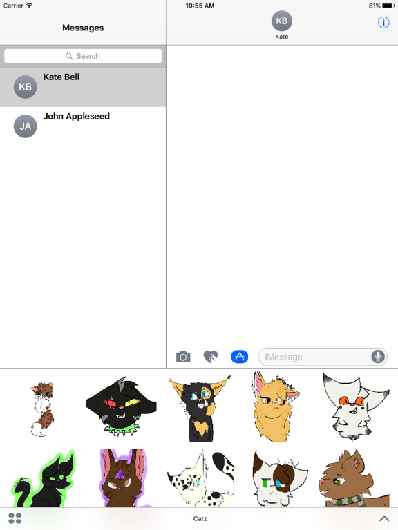 Screenshot #4 pour Cat Cartoon Sticker Pack