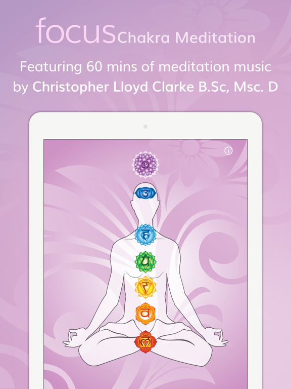 Focus: Chakra Meditation iPad screenshot 1 - Health & Fitness app