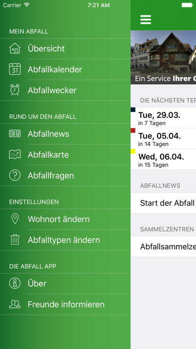 Abfall App - Vorarlberg Screenshot