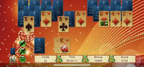Xmas TriPeaks Card Solitaire