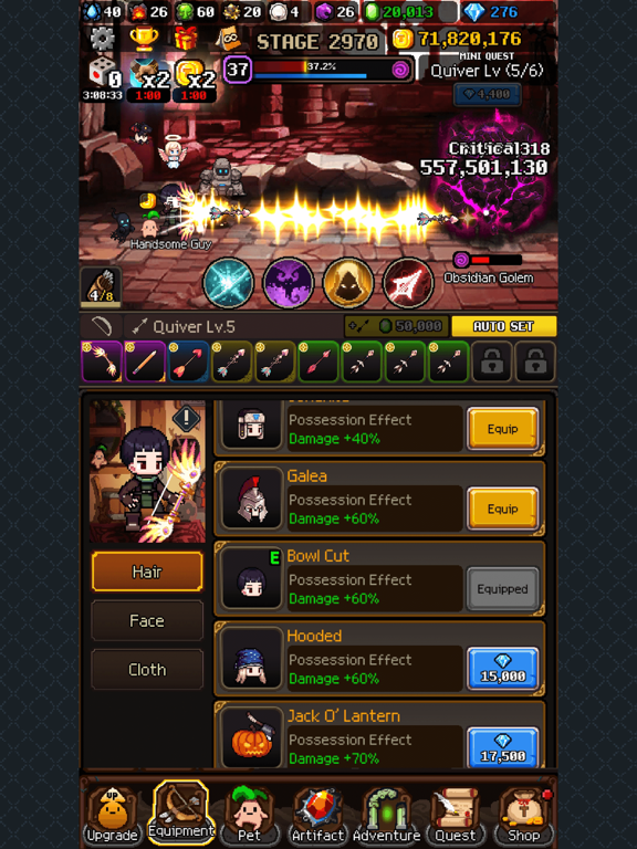 Screenshot #6 pour Dungeon & Hunter : Idle RPG