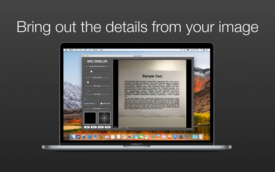 #2. Image Deblur - Blurred & Shaky (macOS) 由: GENOVA Softworks