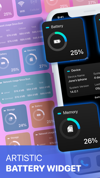Battery Widget & Color Widgets Screenshot